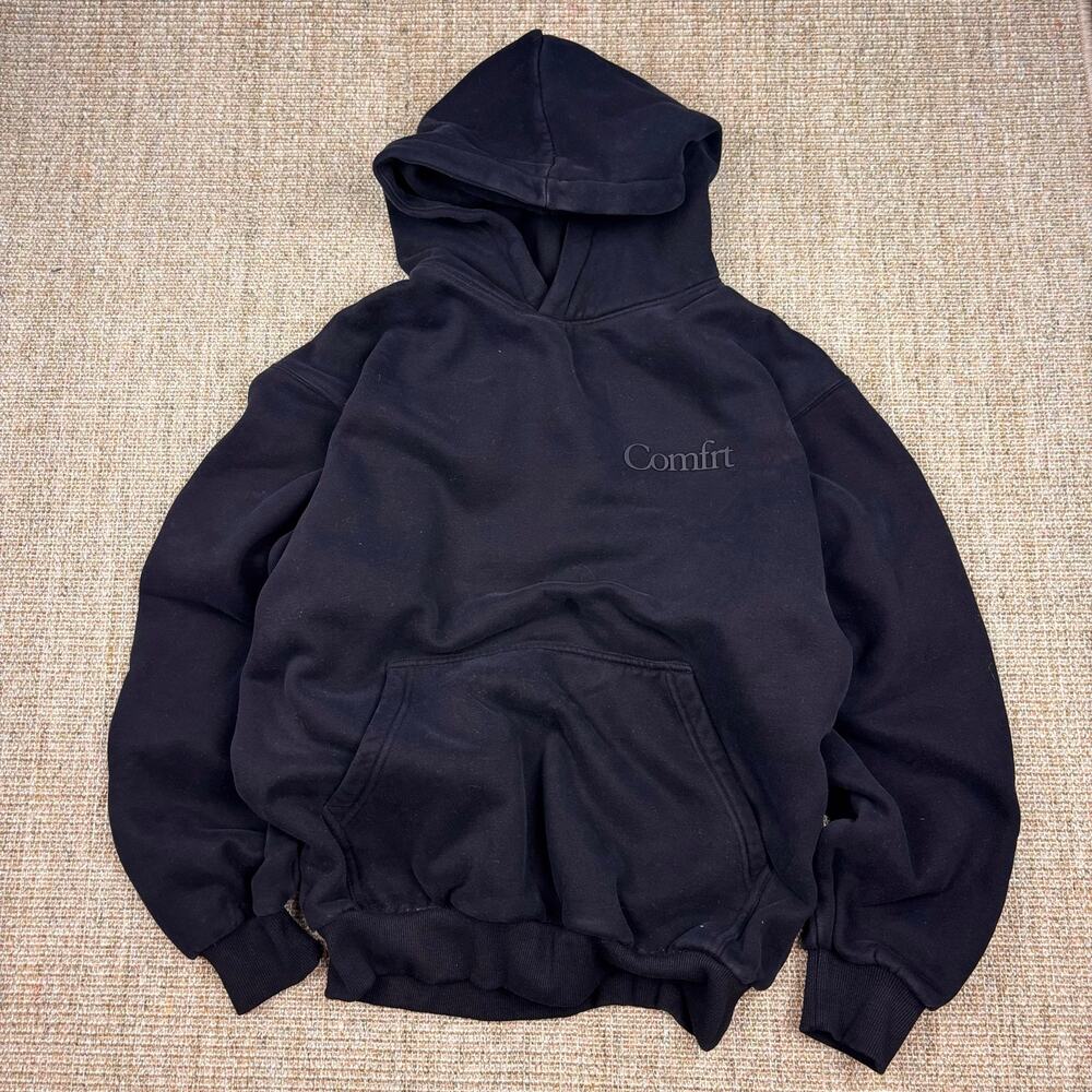🖤 Comfrt Fleece Pullover Hoodie | S | Black